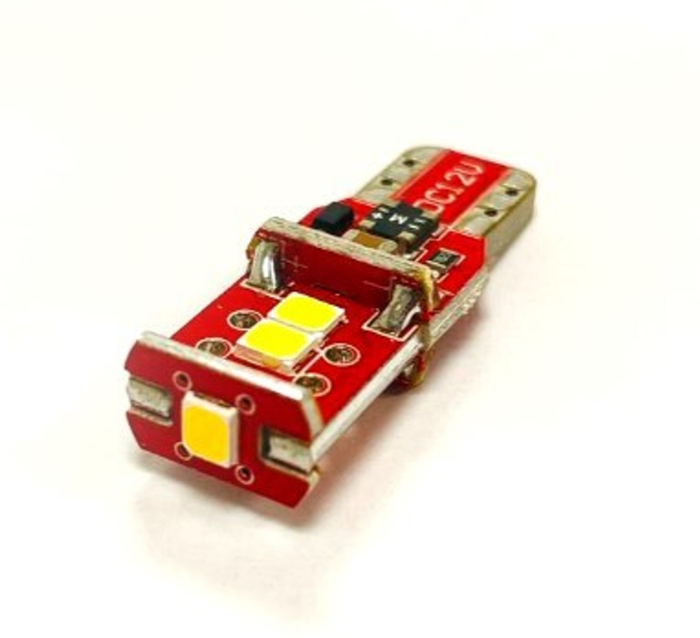 Светодиодная лампа W5W T10-2835-5SMD (белый), 1шт