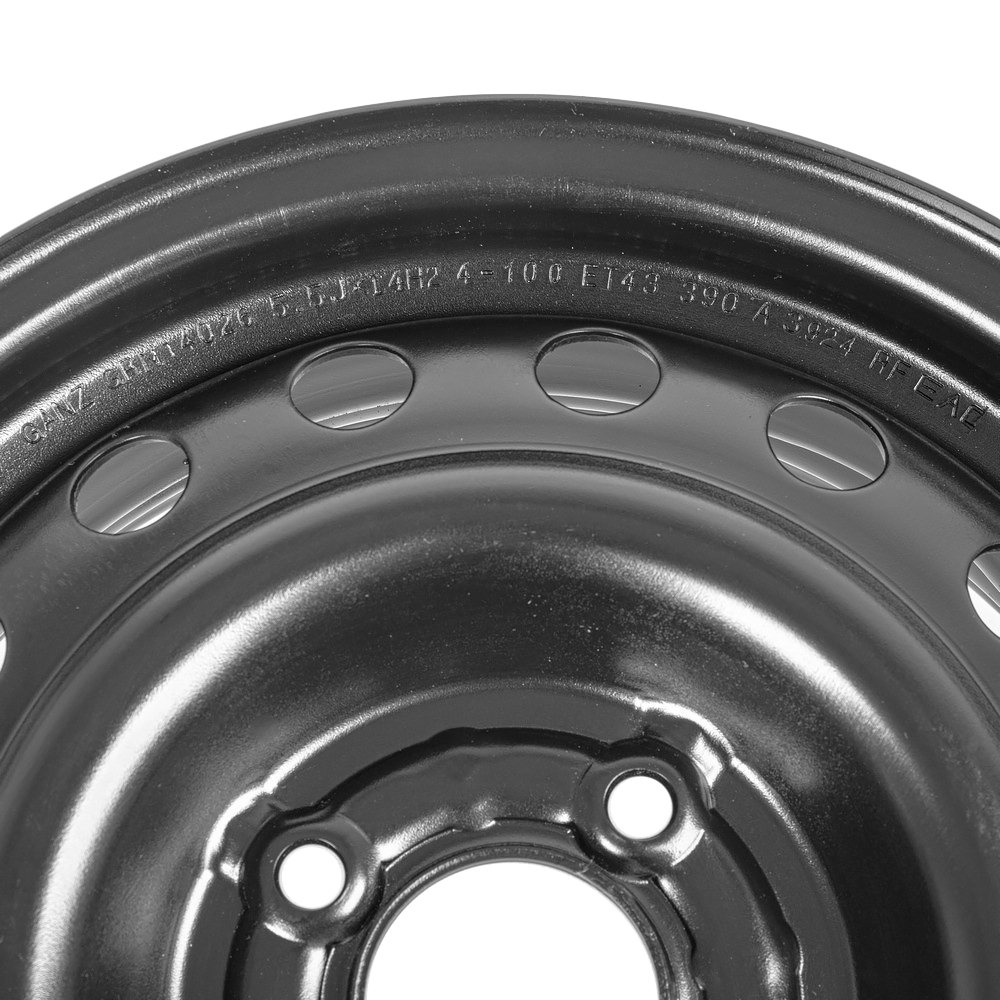 Диск штампованный R14 5.5J 4x100/60.1 ET43 GANZ Black GRN14026