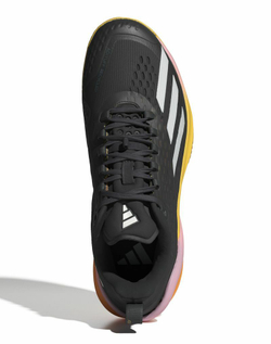 Мужские кроссовки теннисные Adidas Adizero Cybersonic M - black/orange/pink