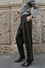 БРЮКИ BARREL В КЛЕТКУ — ZARA