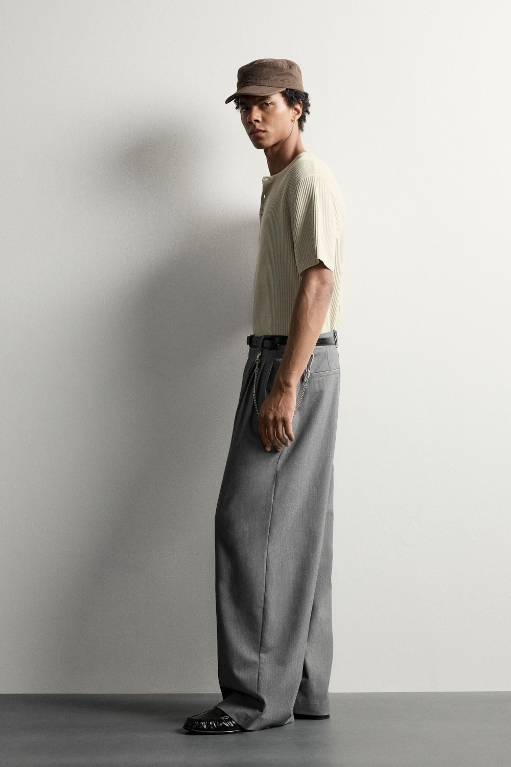 БРЮКИ WIDE-LEG СО СКЛАДКАМИ — ZARA · 6205/819
