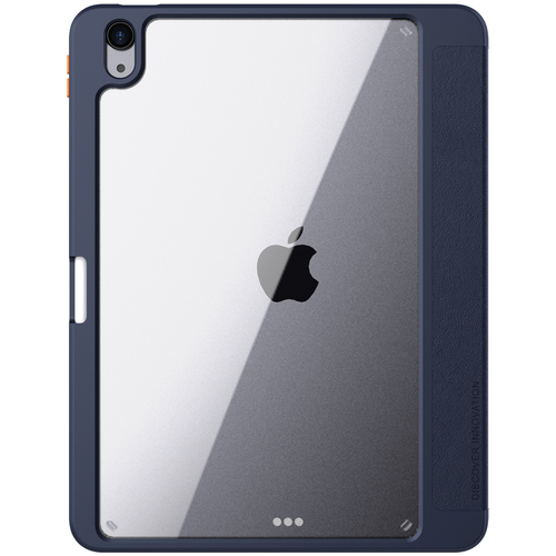 Синий чехол книжка от Nillkin для iPad Air 10.9 с 2020 года Air 4, серия Bevel Leather Case, функция пробуждения и сна