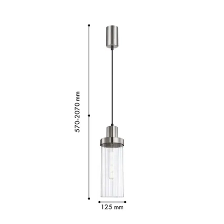 Подвес Hatt 4363-1P, 1*E27*40W. ТМ F-Promo