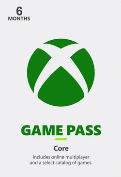 Xbox Game Pass Core (в новый аккаунт страна Индия) (абонемент на 6 месяцев, Xbox Store) [Цифровой код доступа]