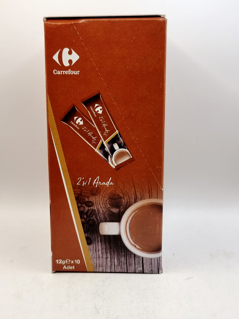 Carrefour Кофе растворимый 2в1 Arada 120 г (10пакетика по 12 г) (Турция)