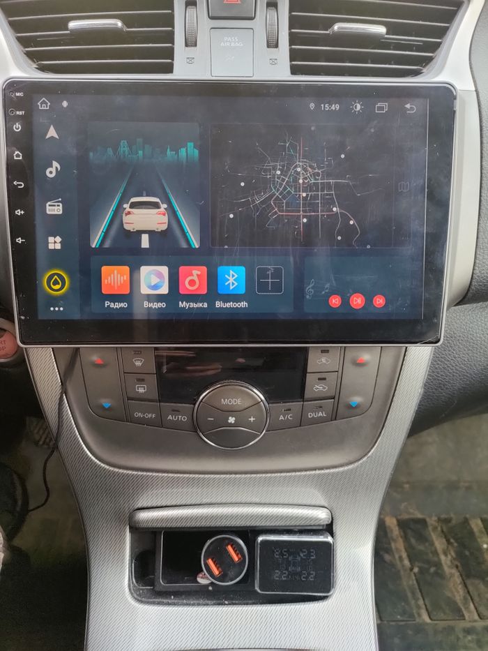 Магнитола для Nissan Sentra/Sylphy B17 2012-2023, Tiida 2015 - Vaycar VA51-1236 на Android 13, Быстрая, 4G SIM-слот