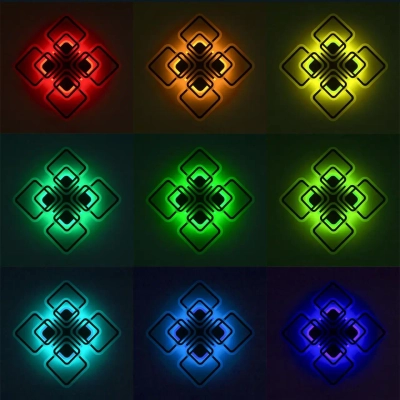 Citilux Марсель Смарт CL232A185E RGB Умная люстра Чёрная