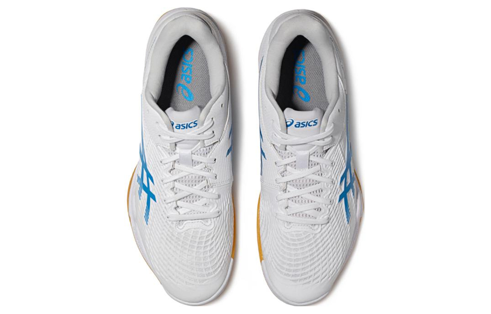 Asics Court Control FF 3 White Directoire Blue