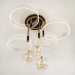 Потолочный светильник LED4U L1040-750 BK