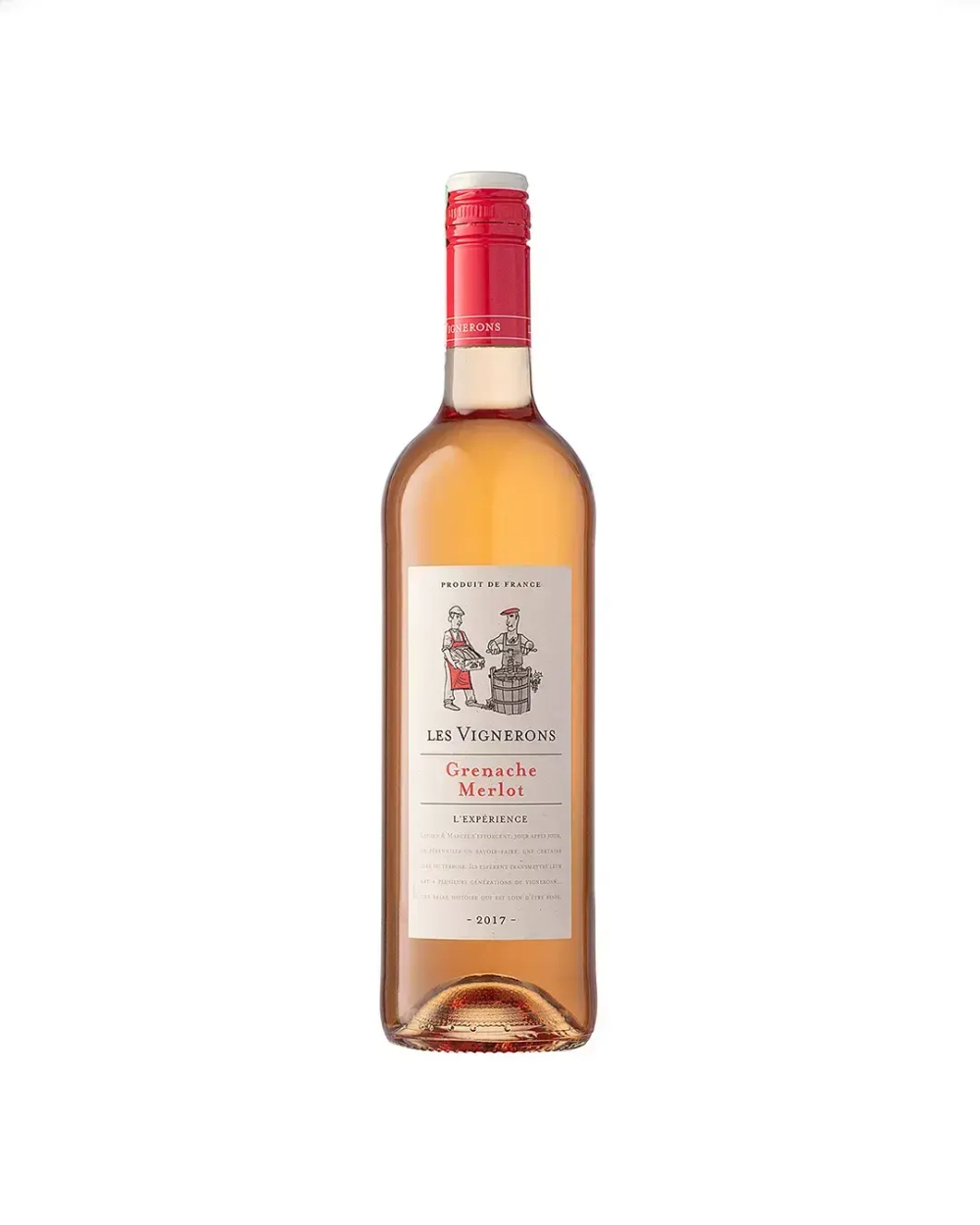 Les Vignerons Grenache Merlot Rosé 0.75 л.