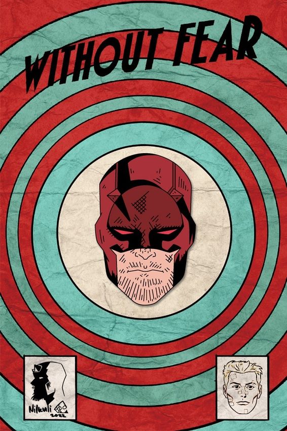 Металлический пин "Daredevil"
