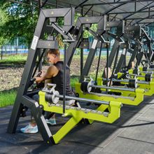 F-2811.1 Уличный тренажер Бицепс-машина с переменной нагрузкой ZAVODSPORTA