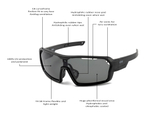 Спортивные очки с диоптриями OCEAN Chameleon Black / Grey Polarized lenses