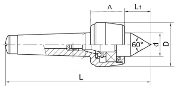 Центр вращающийся OCM КМ4