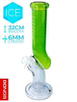 Бонг Infinity Green Tube Ice 32 см