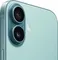 Смартфон Apple iPhone 16 256 ГБ Бирюзовый (nano SIM+eSIM) Teal