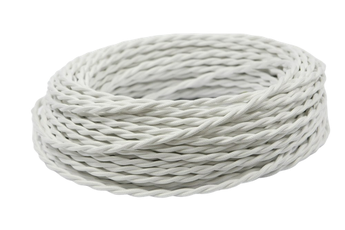 Ретро провод витой Белый Interior Wire Twist Магус ТМ ПРВ-БЕЛ / 2х1,5