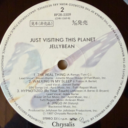 Виниловая пластинка Jellybean ‎– Just Visiting This Planet LP