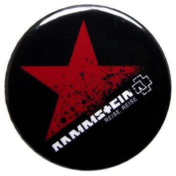 Значок Rammstein звезда 36 мм
