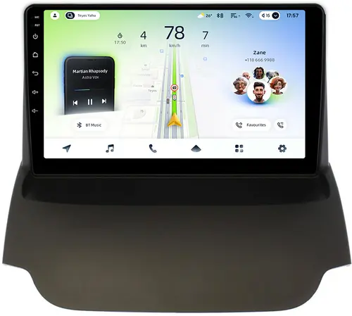 Магнитола для Ford EcoSport 2014-2017 - Teyes CC4L монитор 9" IPS, Android 14, Быстрая, Snapdragon 662, CarPlay, 4G SIM-слот