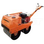Виброкаток ручной GROST VR500 двухвальцовый бензиновый - [545 кг / Honda GX160]