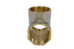 Тройник латунь никель Ду 40 (1 1/2") ВР/ВР 9007 ГОСТ 32585-2013 Aquasfera 9007-05
