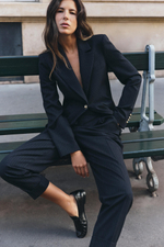 БРЮКИ В ТОНКУЮ ПОЛОСКУ — ZARA