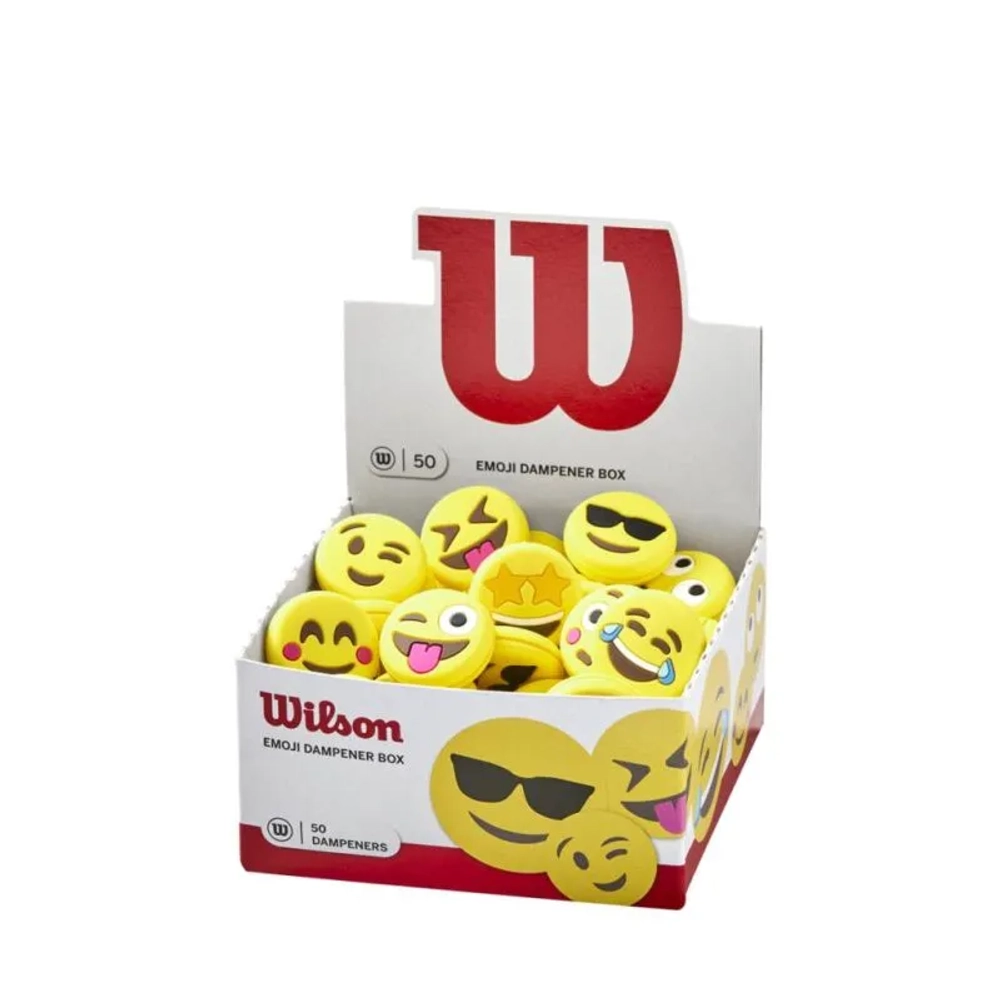 Теннисный виброгаситель Wilson Emoji Damper Box 50P