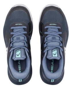 Детские теннисные кроссовки Head Sprint Pro 4.0 - blueberry/teal