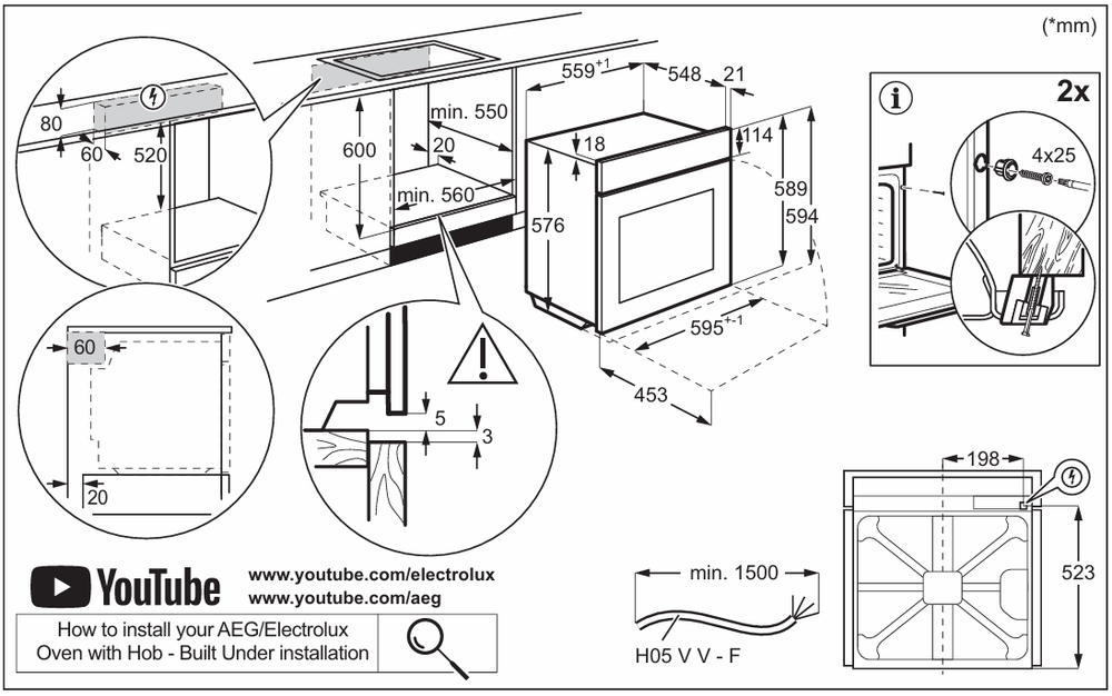 Электрический духовой шкаф Electrolux LOD6F77WZ