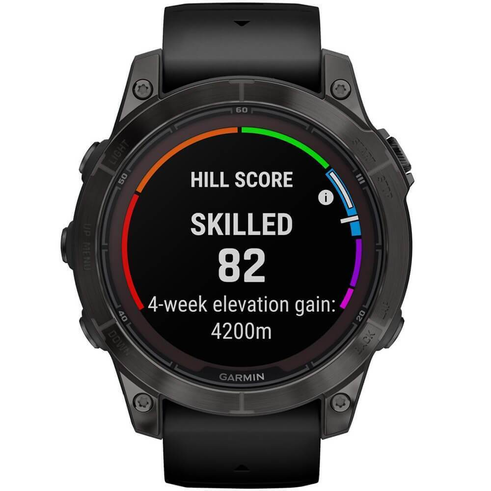 Умные часы Garmin Fenix 7 Pro 47 мм с сапфировым стеклом и солнечной батареей титан DLC Carbon Grey с черным ремешком