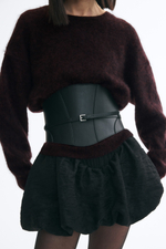 Шерстяной джемпер — короткая модель - H&M
