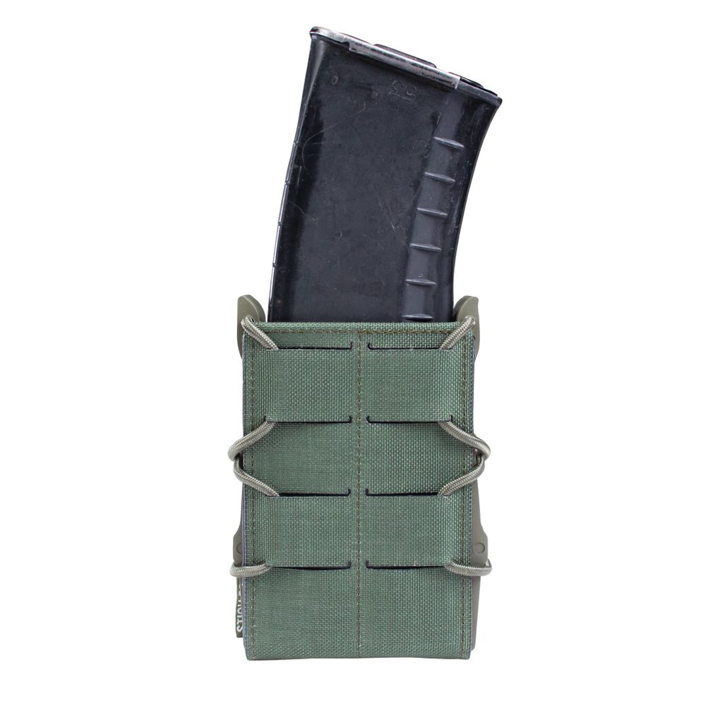 Подсумок Fast для магазинов АК, Fastclip Molle System, 2 Молле-минус, Stich Profi