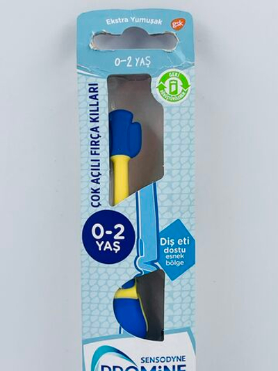 Sensodyne Зубная щетка синяя Promine Extra Soft для малышей от 0 до 2 лет (Германия)