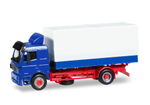 Грузовик Mercedes-Benz SK + прицеп, тент