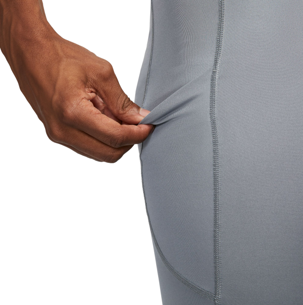 Компрессионка  Nike Pro Dri-Fit фитнес Long Shorts - серый