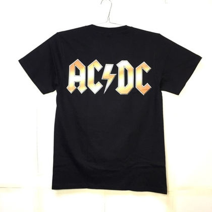 Футболка тайланд AC DC Hells bells (гитарист  в огне ) (XS)