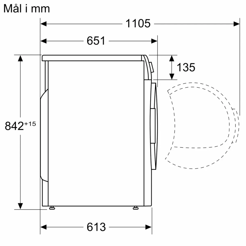Сушильная машина Bosch WQB245CBSN