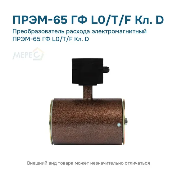 Преобразователь расхода электромагнитный ПРЭМ-65 ГФ L0/T/F Кл. D