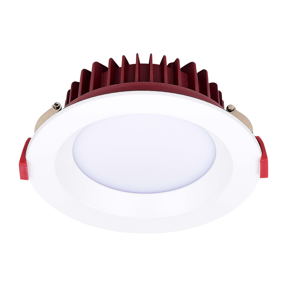 Светильник встраиваемый LED 24W 3000K 1 920Lm Ra80 100° IP44 D165xH54 100-240V