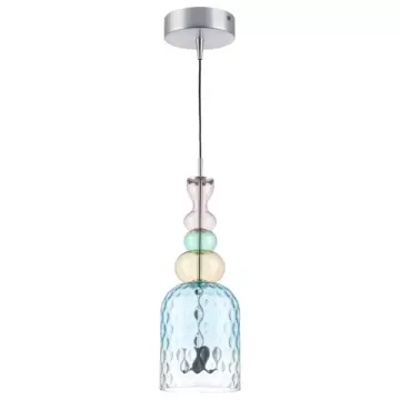 Подвес 8W 3000K 814002 матовый хром/разноцветный Belle Lightstar