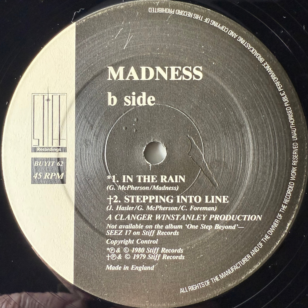 Madness ‎– My Girl (Англия 1980г.) 12", 45 RPM