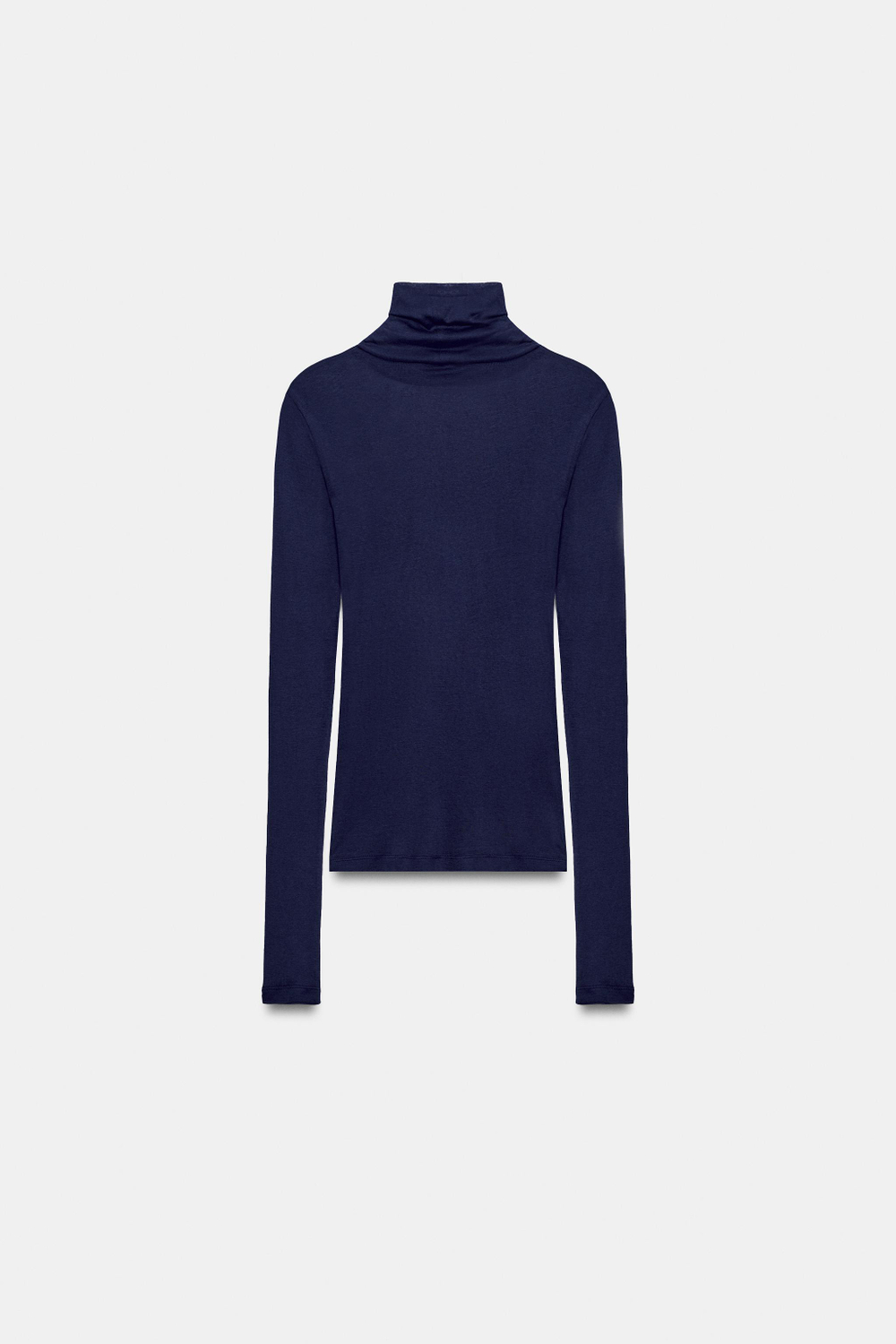 ФУТБОЛКА SUPIMA® С ВОРОТНИКОМ-СТОЙКОЙ — ZARA