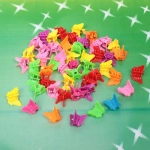 Заколка-краб для волос детские в пакете 50шт «Collection Boom - Бабочки», цвет микс, 1см
