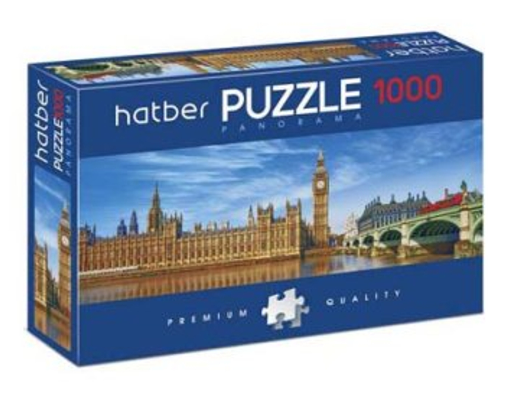Пазл Hatber "Пейзажи", 1000 деталей , 1000П32_19095, картонная основа, от 12 лет