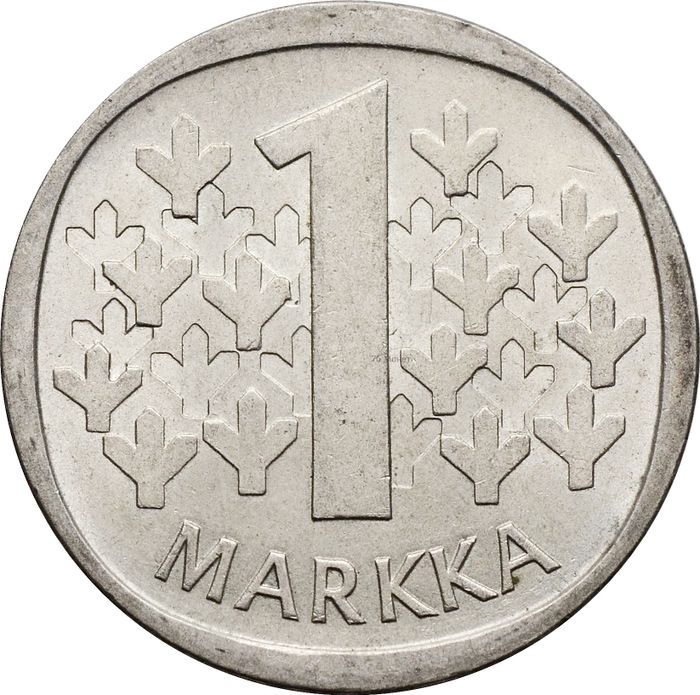1 марка 1968 Финляндия