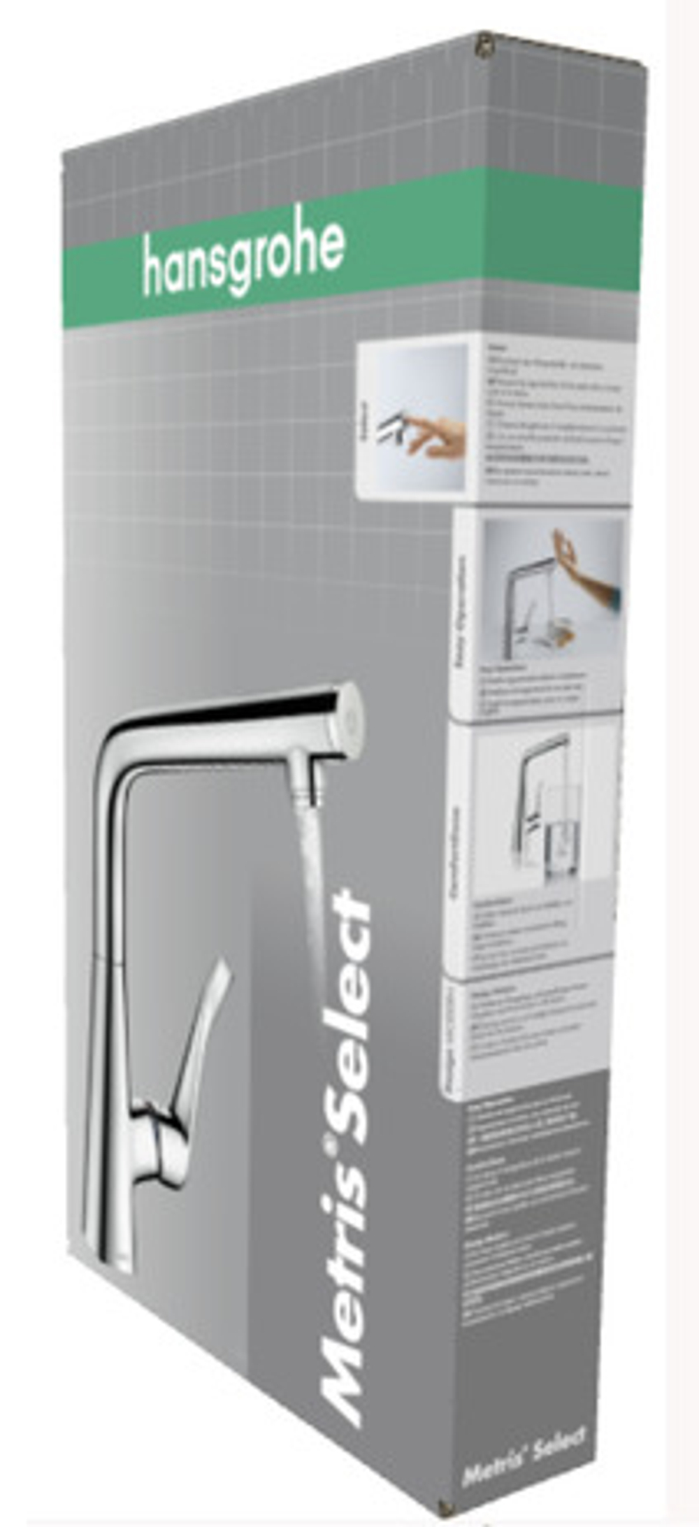 Hansgrohe Metris Select M71 Кухонный смеситель однорычажный, 320, 1jet 14883000