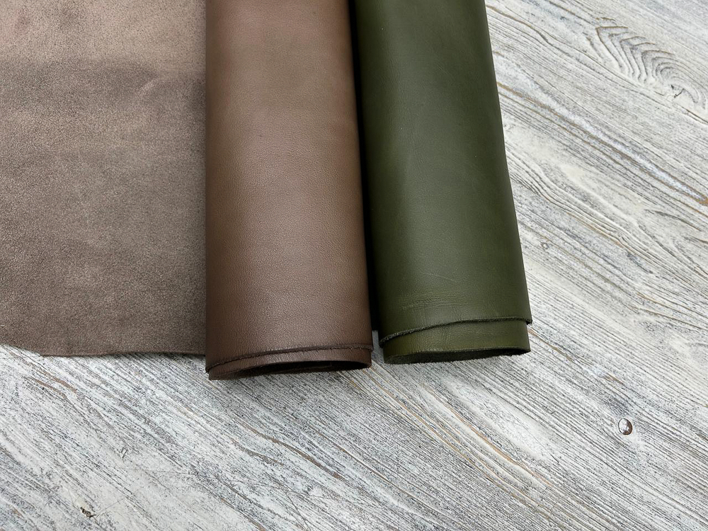 Лот Ecopell Green+Cacao (1,5-1,7-2,0 мм), натуральная кожа