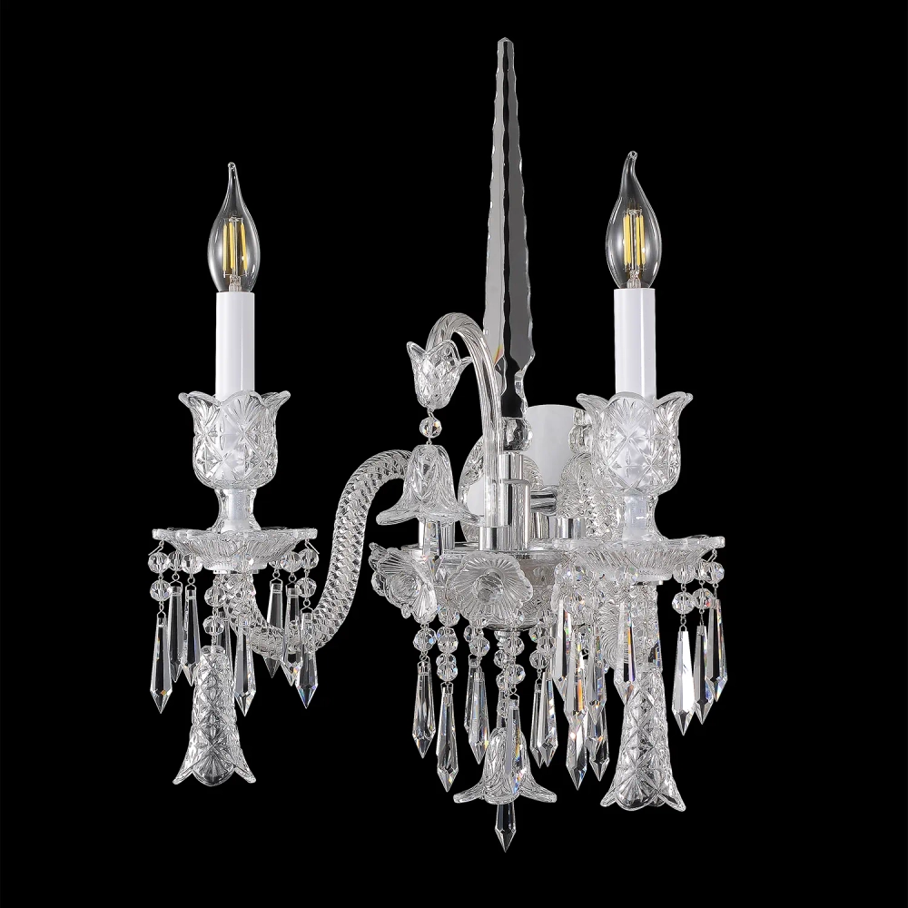 Настенный светильник Crystal Lux VERSAILLES AP2 CHROME