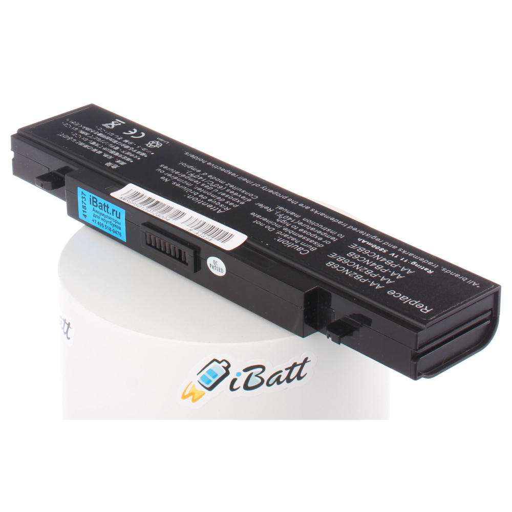 Аккумулятор iBatt 5800mAh, для R40 R60 R70 R700 R45 R560 Plus R65 R460 R610 R58 Q310 X460 R505 P560 Q210 R508 NP-R40 NP-R510 R503 R509 NP-R60 NP-R700 NP-R70 R455 R560-BS02RU NP-R710